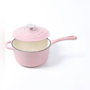 Le Creuset Rare Signature Saucepan 2 3/4 Qt Chiffon Pink Bonbon Hibiscus